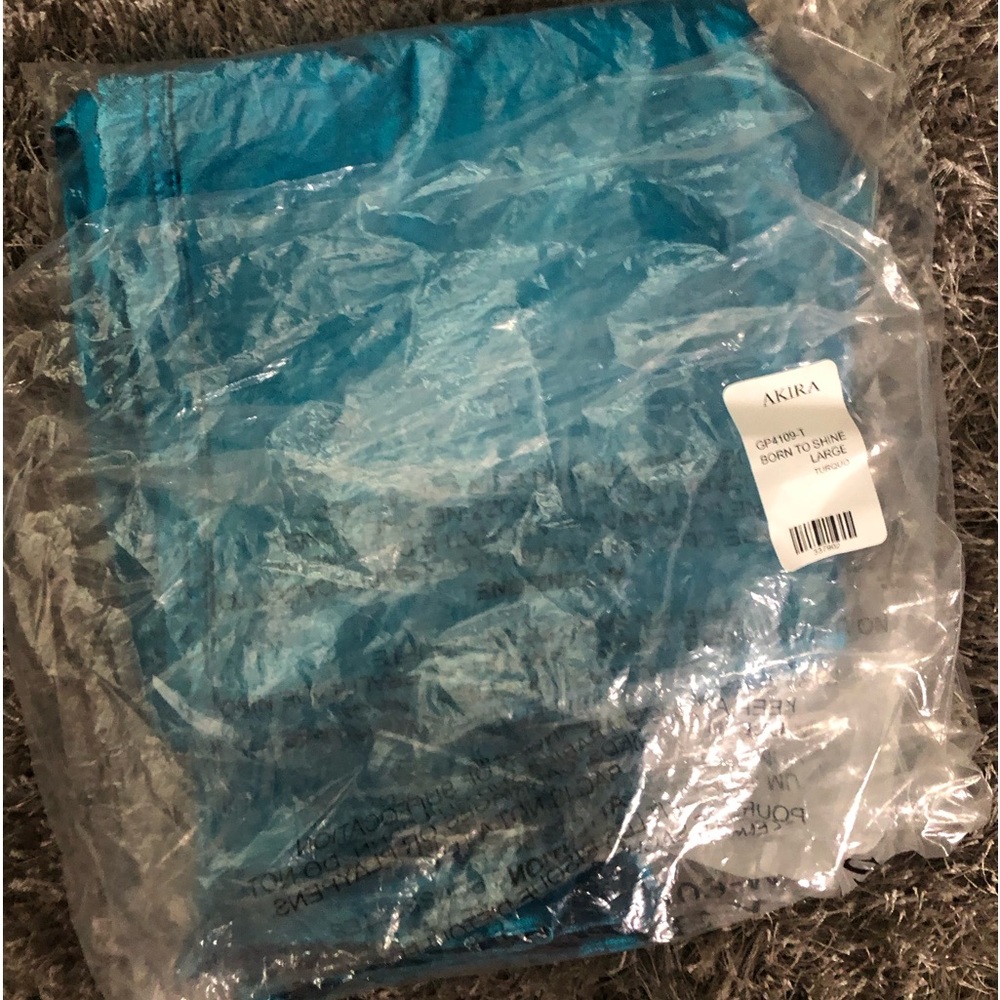 Metallic blue pants - Picture 4 of 10